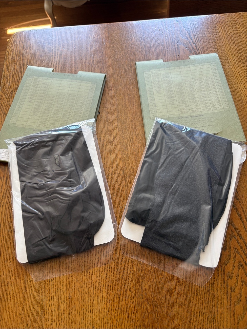 Legacy Sheer Legwear - Grey Heather Pair and Brown Pair